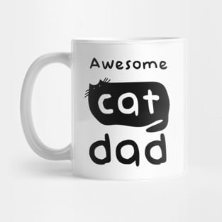 Awesome Cat Dad Mug